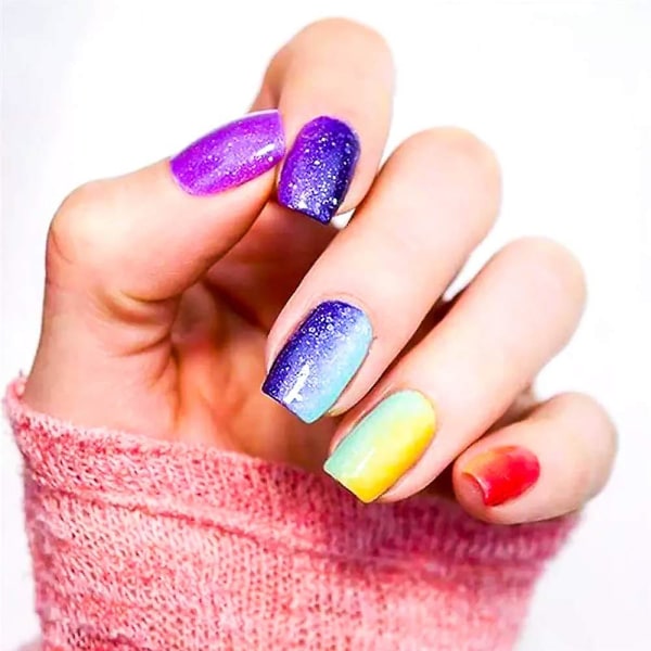 Spikpenna Spets Ombre Design Akryl Nagelkonst Pensel Set Ritning Målning Penna Manikyr Diy&salong Verktyg style  style2quantity  3pcs