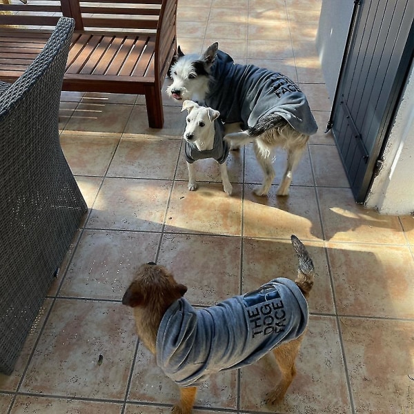 Kläder för husdjurshund/husdjurshundtröja, husdjursrock pullover fritidskläder för stora och små hundar gray4 7XL