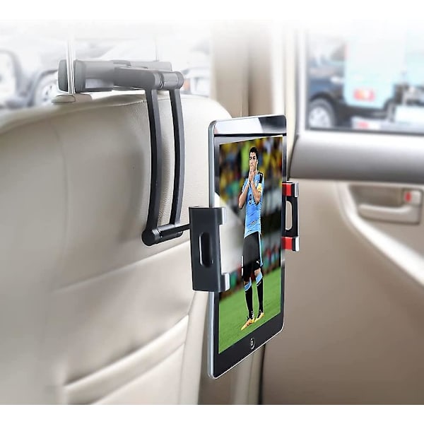 Bilplatta hållare, Bil Ipad hållare med 360 rotation universell surfplatta nackstöd hållare för alla 5\"-13\" Ipads