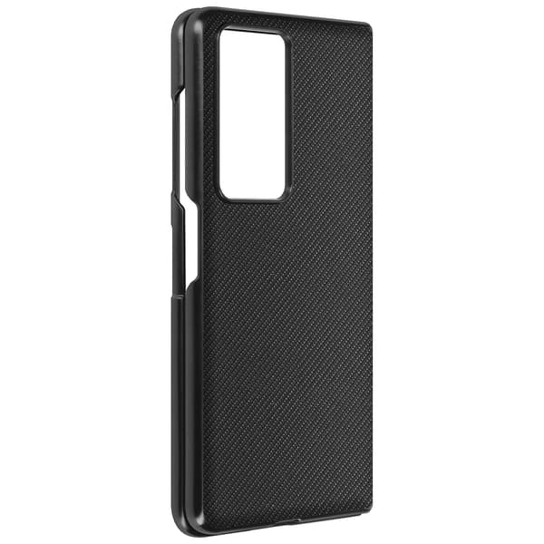 Etui til Honor Magic V2 5G Carbon Effect 2-delt design, Sort