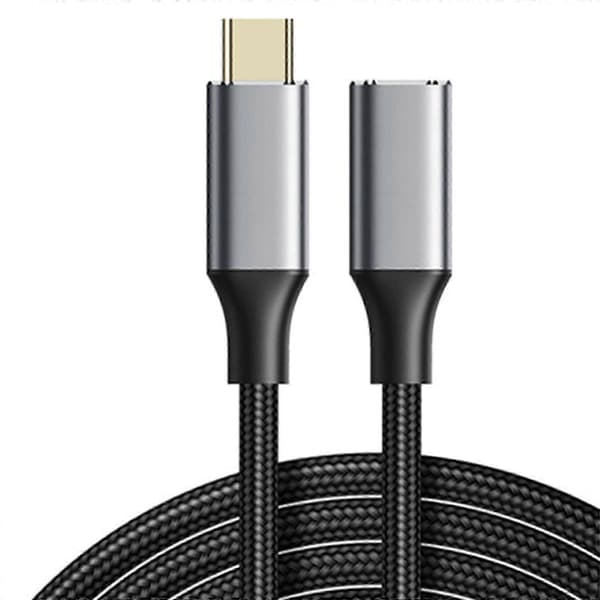 USB Type-C til hun-adapter med USB3.1 10Gbps og 100W strømforsyningsstøtte 1.5m