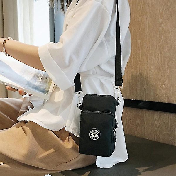 Naisten olkalaukku puhelimelle, crossbody-laukku, lompakkopussi, matkapuhelinlaukku Blue