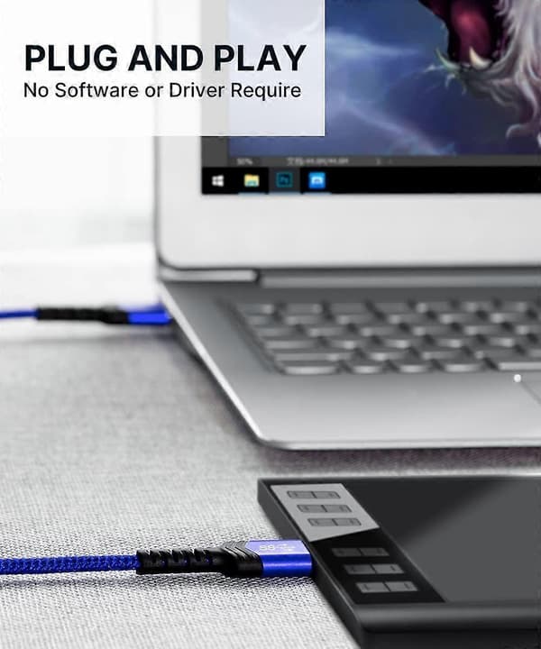 USB 3.0 A til A han-kabel. USB 3.0 til USB 3.0 kabel 2-pakke (1 m + 2 m) USB han til han