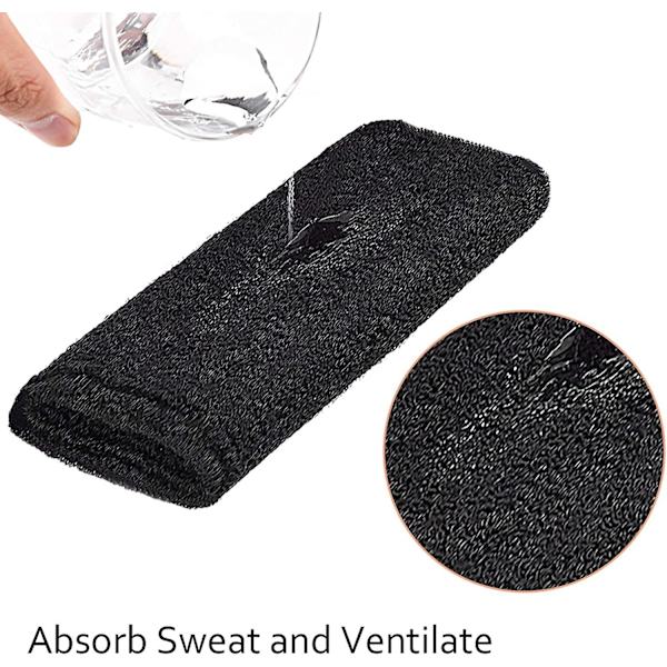 6 tum handledsskydd Sport handledsskydd Elastiska atletiska handledsskydd för sport Black