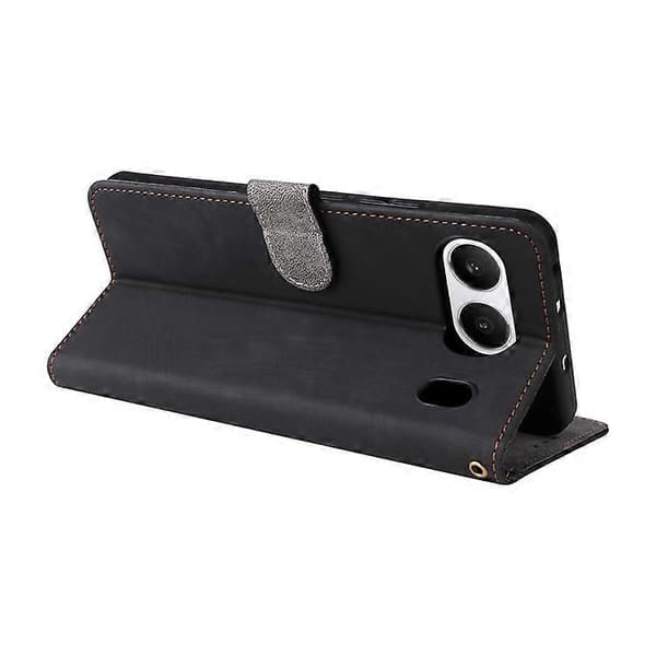 Kompatibelt Plånboksfodral för OnePlus Nord 4 RFID PU Läderfodral Ställ Black