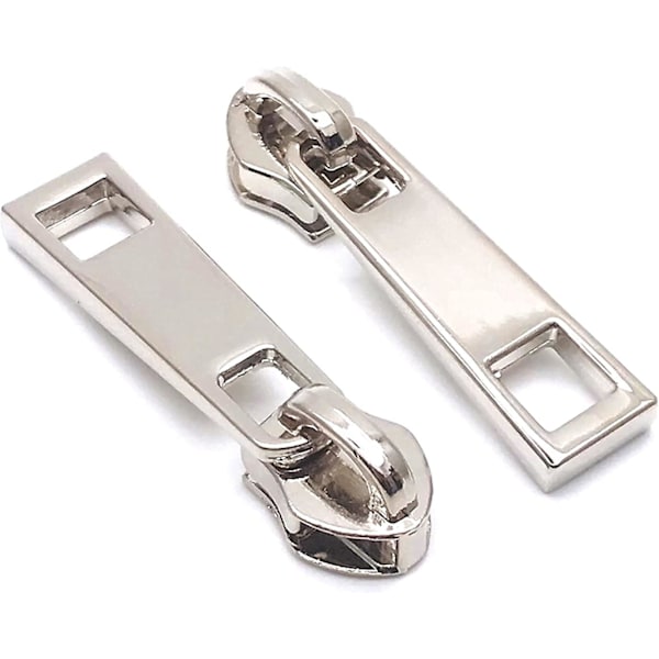 #5 Dragkedjor i metall Silver Dragkedjor i bulk 50 st Dragkedjor i nylon Dragkedjor för väska Handväska Tillverkning Hantverk Sömnad