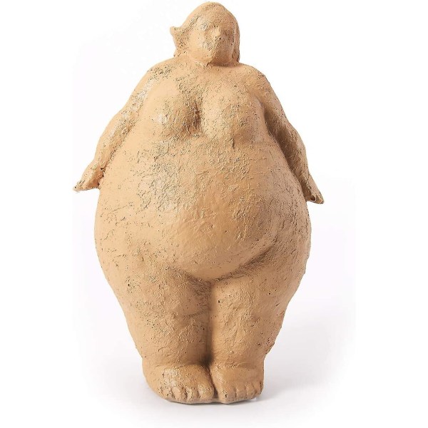 Damfigur Skulptur Kvinna Staty Yoga Gåvor Polyresin Dekor Konst 10,6 Tum
