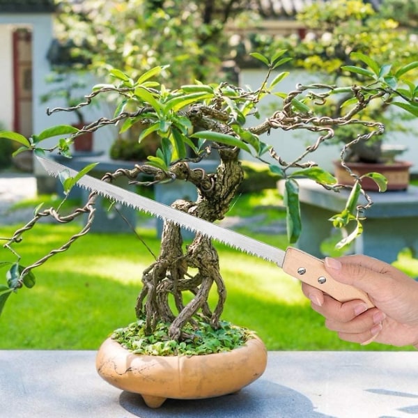 Bærbar Beskjæringssag Håndsag Manuell Beskjæringssag, bonsai Sag Tresag Smalt Beskjæringsblad Småtannsag Hageverktøy
