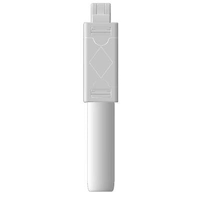 Multifunksjonell Bluetooth selfie-stang mini fjernkontroll stativ alt-i-ett white