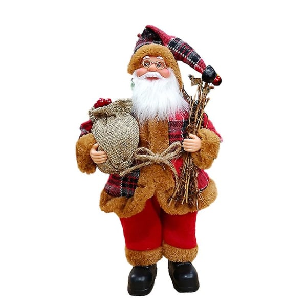 Julefigur av julenissen, julekokk nissefigur color 2 18 inch