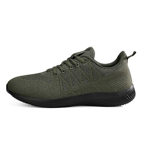 Løbesko til mænd Letvægt Åndbare Vandresko Atletiske Mode Sneakers 3Dsf022 Green EU 41
