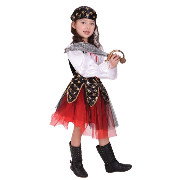 Halloween-heksekostymer for jenter, eventyrhekse Halloween-kostyme for utkledning style 3 M