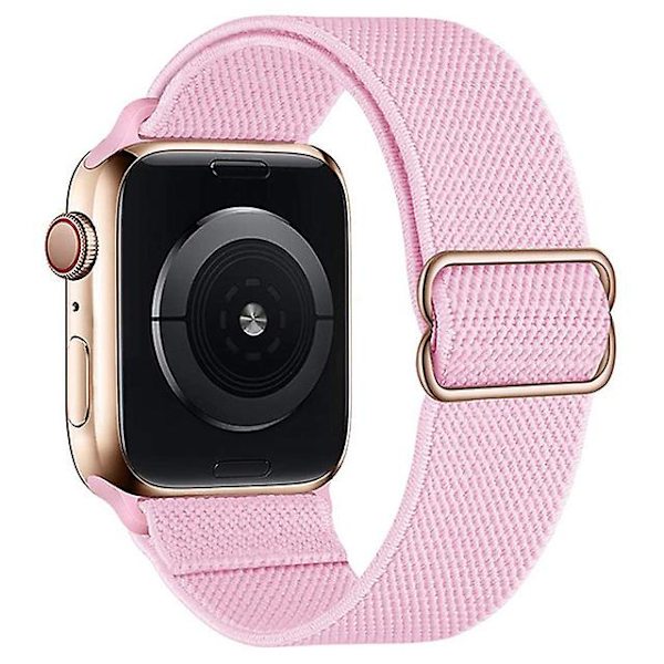 Stretchig klockarmband Kompatibel med Apple Watch Band 45mm 44mm 42mm Bekvämt Justerbart Sportband För Iwatch Serie 7 6 5 4 Se 3 2 1 Kvinnor Män AA006 42mm 44mm 45mm