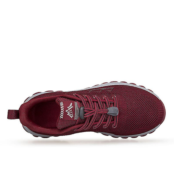 Lette, pustende damesko for løping, moteriktige joggesko for sport, 3D212 Red EU 40
