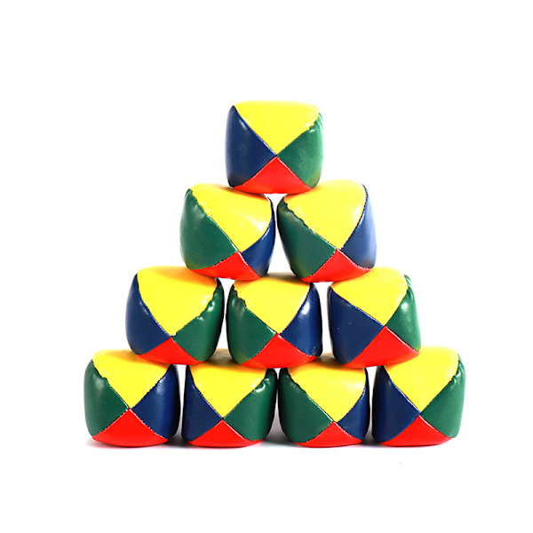 6 x jonglööripalloa, kestävät, pehmeät, sileät aloittelijoille, lapsille, 5 cm / 2 tuumaa