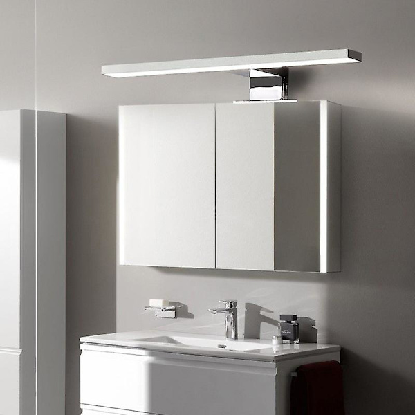 40cm LED-badrumsspegellampa 7w 700 Lumen 230 Volt Badrumsspegellampa Helt i aluminium 3i1 Badrumsspegellampa Vattentät Ip44