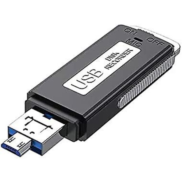 8 GB digital inspelare, USB-diktering, U-disk inspelare 2 i 1