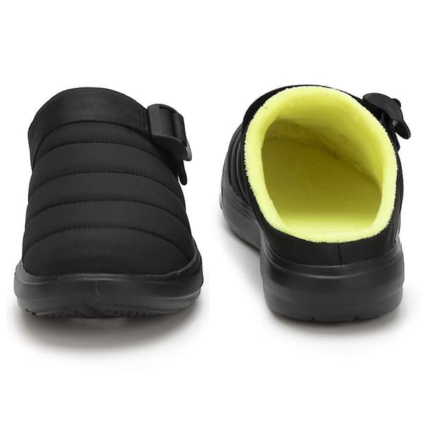 Herr Bomull Tofflor Varma Vinter Halkfria Skor Hk999 BlackGreen EU 39