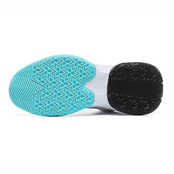 Mænds Basketballsko Letvægts Åndbare Vandresko Atletiske Mode Sneakers 3D9280 WhiteGreen EU 38