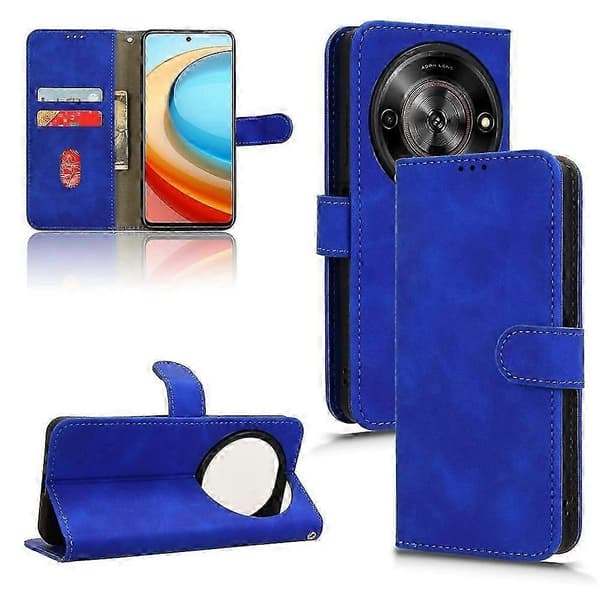 Hudkänsla Telefonfodral För Zte Blade A75 5g Blue