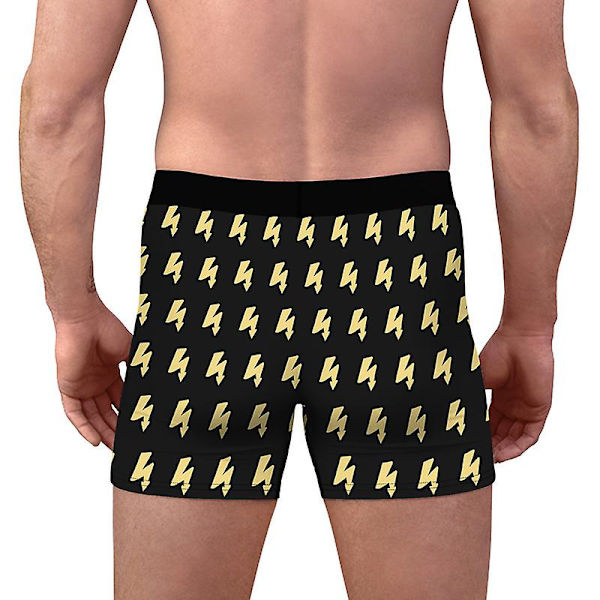 Digitaalipainettu seksikäs miesten alusvaate, slim fit, joustava, muotoileva bokseri, mukava ja hengittävä style 4 M