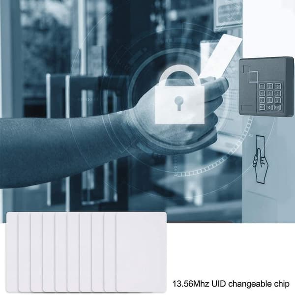 10 st/set Smart Rfid Block Writable Ic Uid-kort Bytbar Access-kort