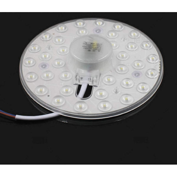 12W Smd5730 LED-kattovalaisin, pyöreä valomoduli, pyöreä paneelilamppu Ac220v - 12W