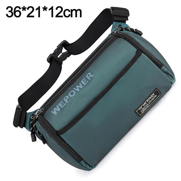 Vyölaukku miehille ja naisille, crossbody vyötärölaukku, vyölaukku Dark green