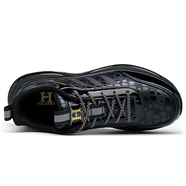 Herre Sneakers Mote Sklisikre Fritidssko T2266 Black EU 44
