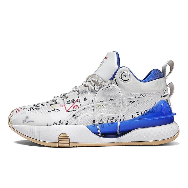 Basketbollskor för män, höga, andningsbara, halkfria, fashionabla sneakers 3F8899 Gray EU 41