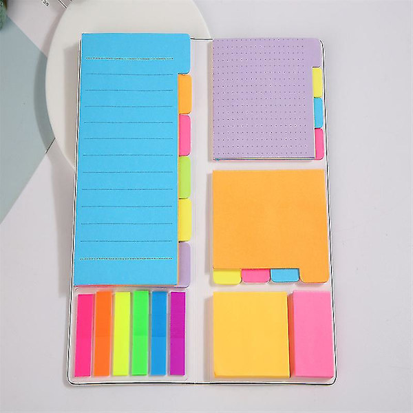 Post-it-set, Post-it-etikett, separata Post-it-lappar, skolmaterial, kontorsmaterial