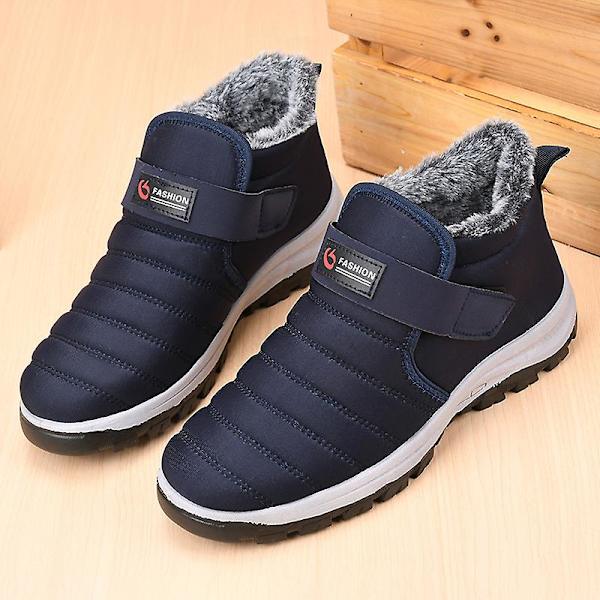 Miesten kevyet talvikengät, lumikengät, vedenpitävät talvikengät 007 Blue 44