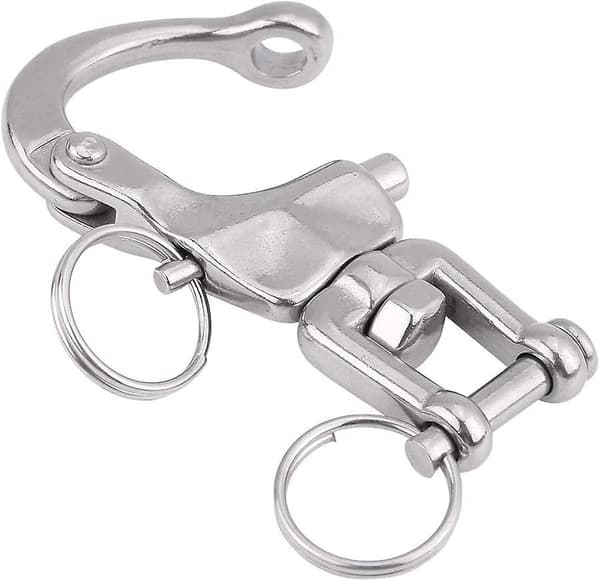 Swivel Swivel Snap Hook, Quick Links Quick Release Spring Hook För Segelbåt Halyard Båtar 316