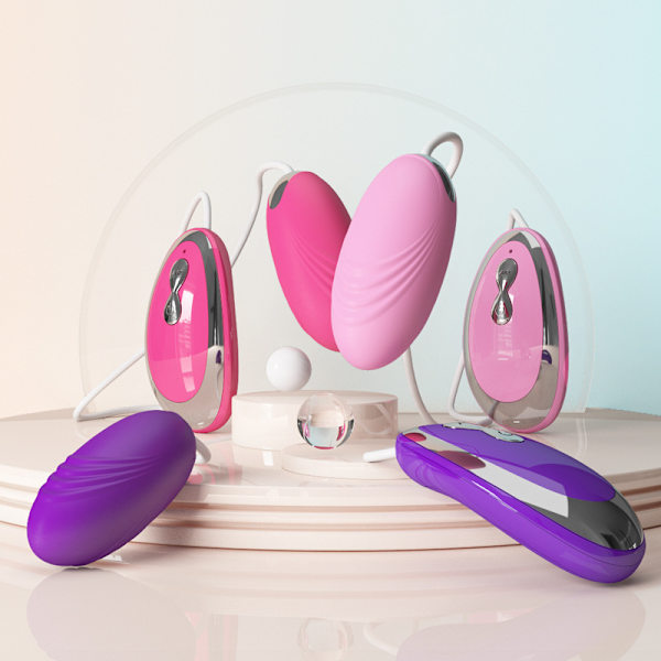 Håndtak egg hopping multi frekvens vibrasjon fjernkontroll moro sekunder orgasme klitoris stimulering Pink001