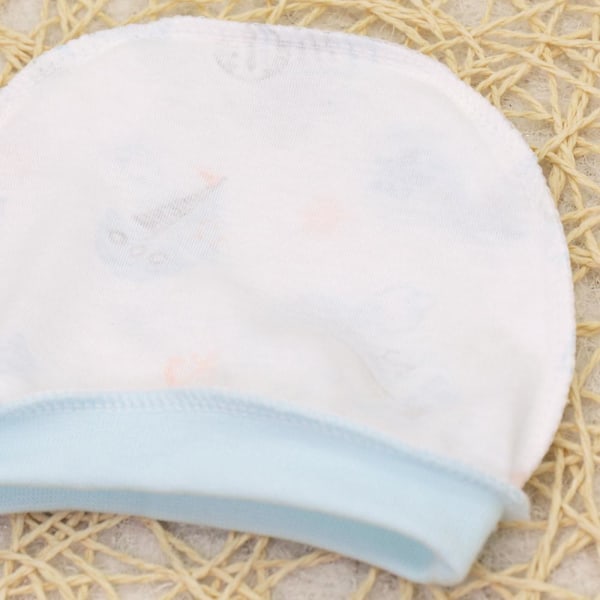 3-delad babyhattsats lämplig för 0-3 månaders ålder, nyfödd babyhatt för pojkar och flickor style4