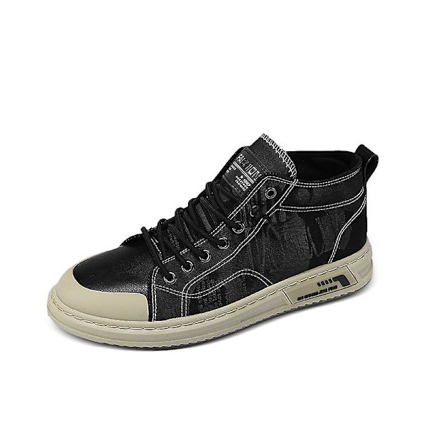 Herre Casual Sko Komfortable Flade Moderne Skridsikre Udendørssko 1Gbh087 Black EU 41