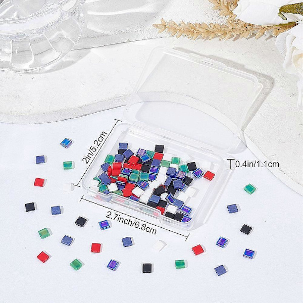 180 stk. 6 Stiler MIYUKI TILA Perler Japanske Frøperler 2-Hulls Matte Ugjennomsiktige Farger Transparent AB Matte