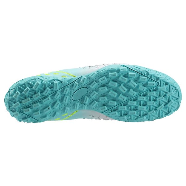 Herre Fodboldsko Skridsikre Fodboldstøvler Knopsæt Græs Fodboldsko 3F502 White EU 37