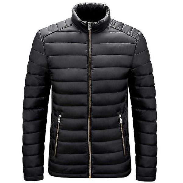 Unisex Jackor Termisk Jacka Ultralätt Vintermode L Black