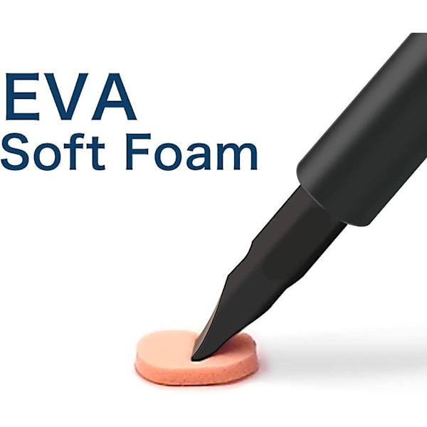 Nese pads for briller, 20 par myke skum nese pads, selvklebende anti-skli myke skum briller nese pads hudfarge/1mm