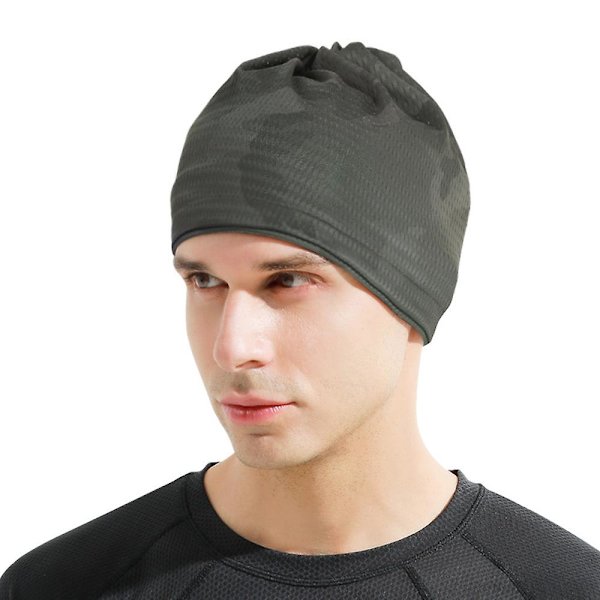 Nylon sommar utomhus cykelhatt andningsbar och snabbtorkande sport hatt bergsklättring fiskehatt Green camouflage