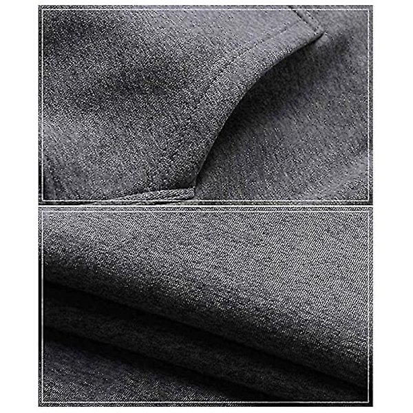 Herrar Hoodies Pullover Sweatshirt Casual Jumpers Långärmad Toppar Solid Color Design L Wine Red