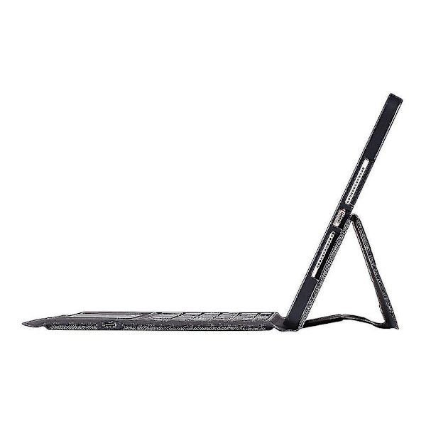 One-body Dvale Trådløst Bluetooth Tastatur Læder Etui Cover Til Ipad iPad 12.9 2018 2020