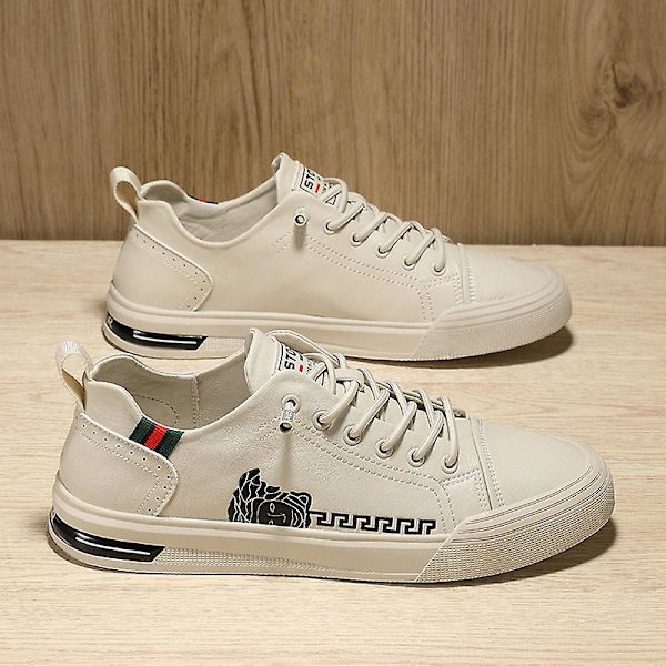 Herr Casual Skor Mode Sneakers Frhv2199 Beige EU 40