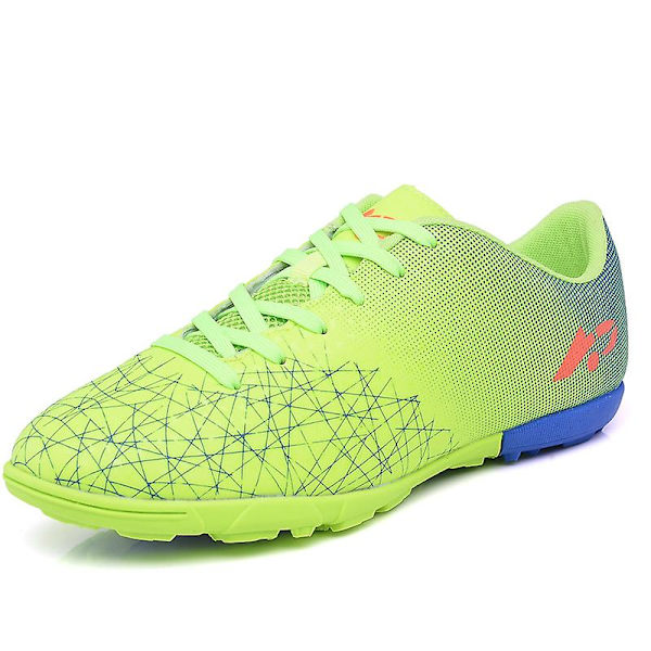 Fotballsko for menn, høye ankler, fotballsko for gressbane, treningssko, sportssko, sneakers 3B27013 Green 44