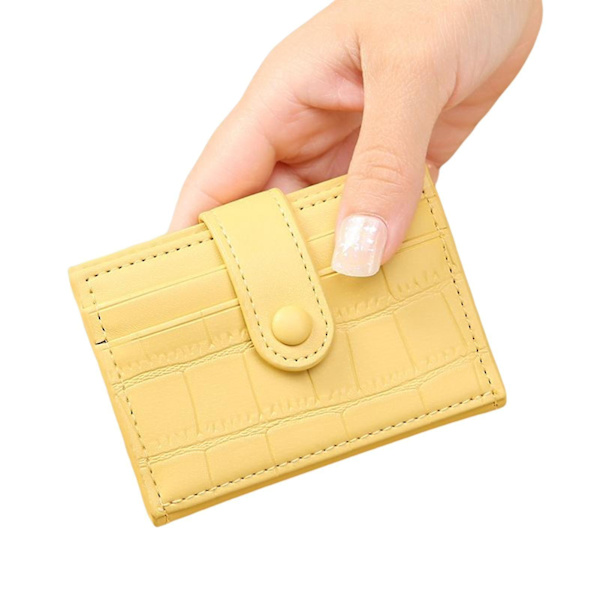 Ultra Slim Plånbok för Kvinnor Fällbar Kortfodral med Multi Card Biofold Short A