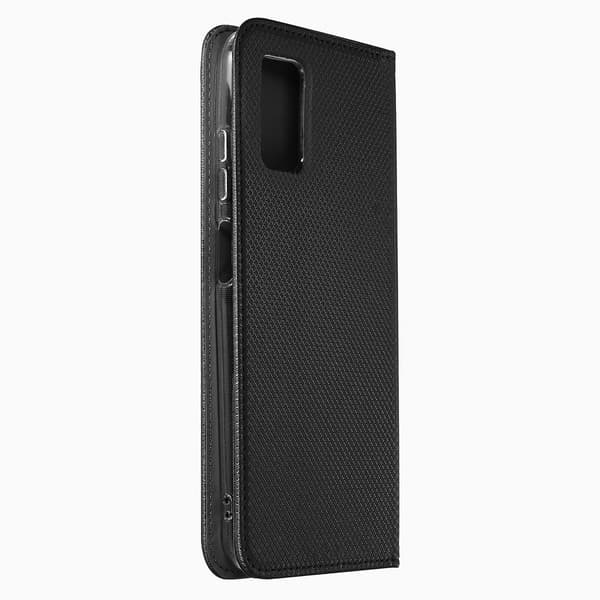 Folio Etui til Galaxy A03s Magnetisk Cover Kortholder Stativ Sort