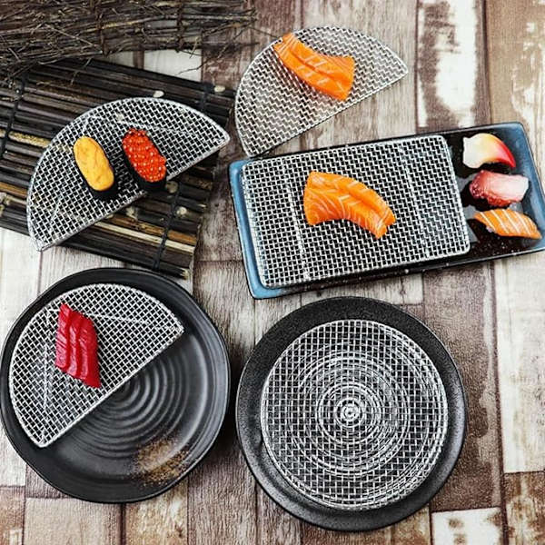 Kylställ 6,3 tum/7,1 tum/7,6 tum/7,9 tum rostfritt stål ugnstråd hög temperaturbeständig nonstick bakställ för matlagning rostning grillning (16 cm)