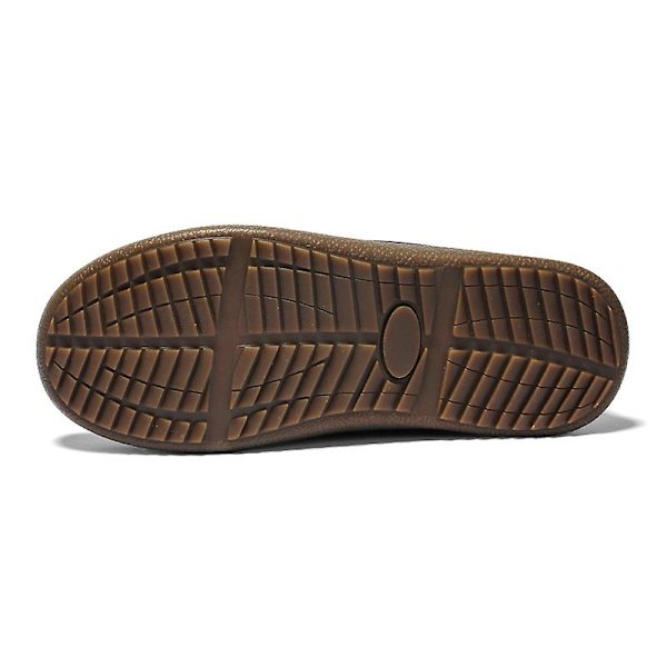 Herrtofflor Varma Vintertofflor för Dam Inomhus Hus Slip On Med Bomull Utomhus 2Kby-6 Black 47