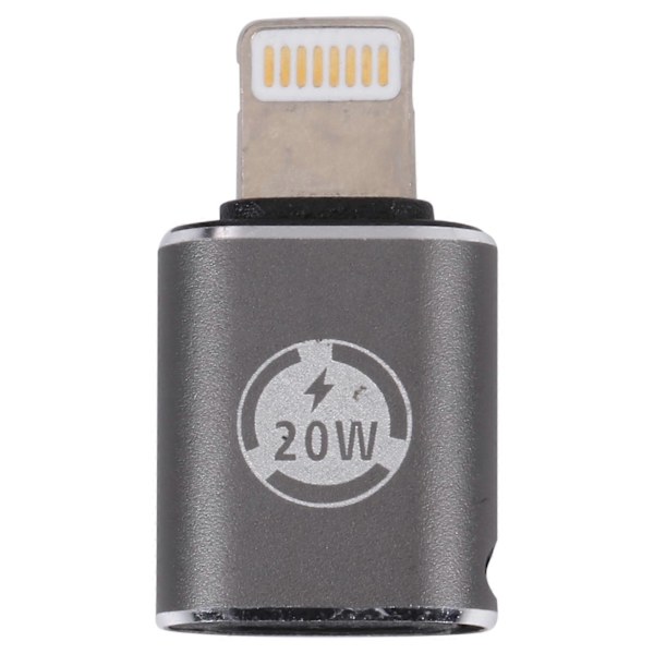 20W 8-Pin Han til USB-C / Type-C Hun Lige Adapter